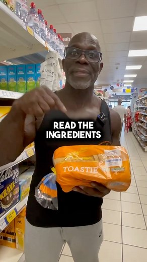 The bread my mum taught me to make, had four ingredients. Flour, yeast, water, salt. Once in a while she would add a teaspoon of sugar, milk or oil but that was on a special occasion.The product I’m holding in the video is made to last for as long as possible. Just read the ingredients and decide if you want them in your body.Eat real food! Bread is not the best food. We know that now, but, if you want to eat bread, go to the bakery. Avoid supermarket bought bread. It’s not food! | Edward Abbew