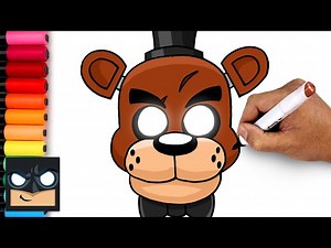 How To Draw Freddy | Five Nights at Freddy's - Videos For Kids