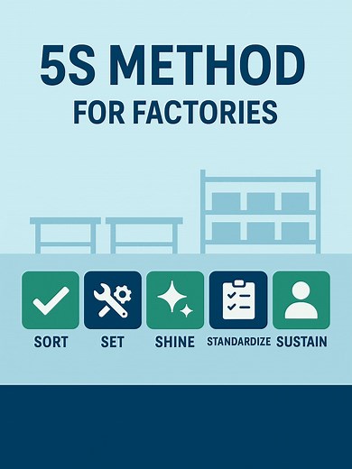 Apply the 5S Method for Increased Productivity