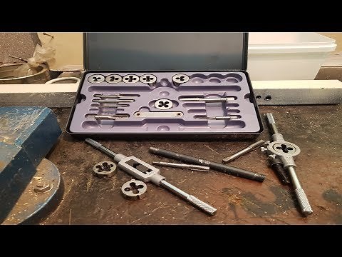 How TO Use TAP AND DIE SET Threading Tools POWERFIX