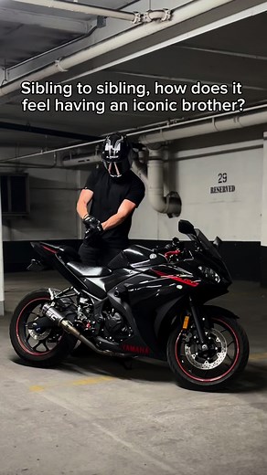 Can’t believe they have to deal with such an icon #biketok #sibling #moto #bikerboy #mototok