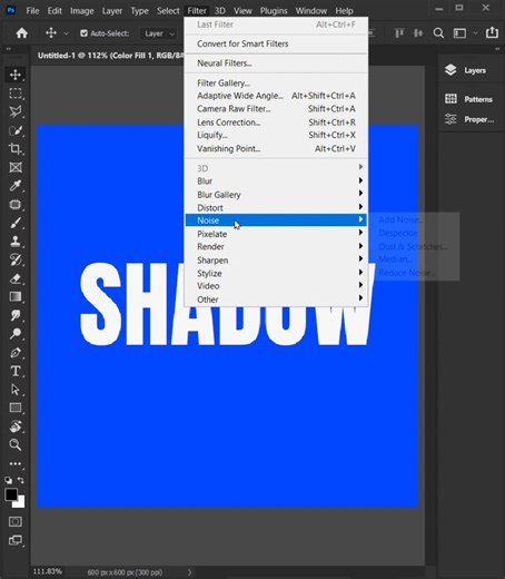 How to make long shadow in Adobe Photoshop 2021... | Rafi's Design