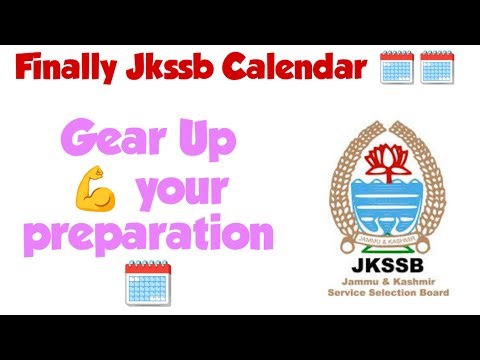 Jkssb exam calendar 🗓️|Jkssb all pending exam date|Strategy and preparation|