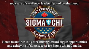 1K views · 25 reactions | On April 22, 1922, after 67 years of honorable and enduring brotherhood, the Sigma Chi Fraternity expanded its footprint internationally. Today, we celebrate 100 years of fraternal success in Canada. Here's to another 100 years of long-lasting friendship, justice and learning to our Sigma Chi brothers in the north!  | Sigma Chi Fraternity | Facebook