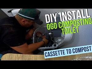 BEST COMPOSTING TOILET OGO Toilet Install Review Cassette to Compost Lotus Trooper Natures Head
