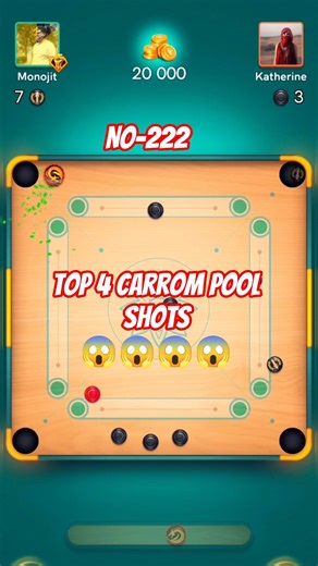 Carrom pool Incredible shots don't miss the end | Carrom pool shorts video | Dubai skyber gameplay