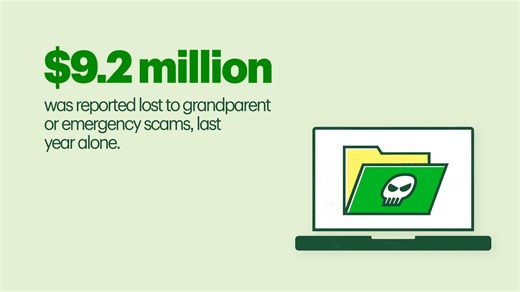 2K views · 31 reactions | Did you know that in 2022 alone, reported losses from grandparent/emergency scams reached a staggering $9.2 million? According to the Canadian Anti-Fraud Centre (CAFC), this is a nearly 40% increase from the previous year. Don't let your loved ones become victims. Learn how to spot the grandparent or emergency scam to help protect yourself, and your loved ones, from fraud: https://go.td.com/3OkQkjt | TD | Facebook