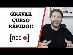 Aprenda a gravar vídeo aula de maneira rápida e grátis com este programa!