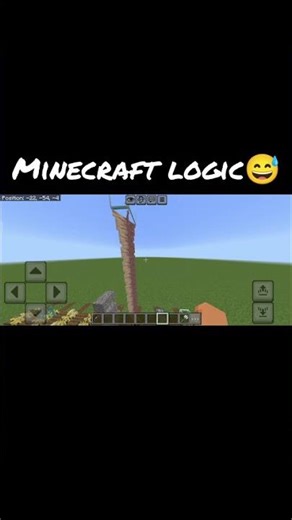 minecraft logic😅 I #minecraft#logic#funny#trendingshorts#viral#subscribe#like