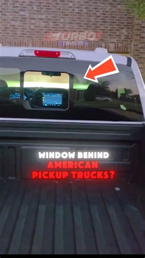 Why do American Pickup Trucks Have a Sliding Rear Window?