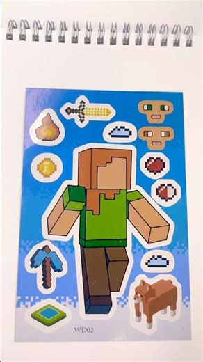 🎁Looking for This Rare Alex Sticker! Minecraft Merch Haul》#minecraft #pixelarmy #sticker #pixelart