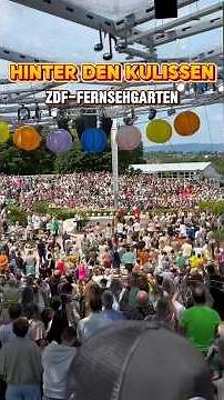 So ist es wirklich hinter den Kulissen vom ZDF-Fernsehgarten 😎✨🙌🏻