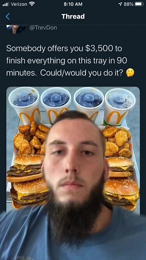 $3,500 McDonald’s Challenge. #fyp #foryou #foryourpage #mcdonalds #burger #nuggets #fries #foodchallenge #money #viral