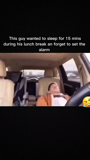 Memenia on Instagram: "The post features a clip of a man settling into his car for what he intends to be a quick 15-minute lunch-break nap, only to oversleep and jolt awake in panic, unleashing a string of expletives as he checks the time—a painfully relatable workplace miscalculation. Shared on January 28, 2026, by @awkwardgoogle, the video quickly surged past 3 million views and 52,000 likes, with replies mixing sympathetic laughter, job-stress memes, and a few skeptical comments questioning w