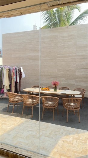 Outdoor dining set. #leisurechair #furniture