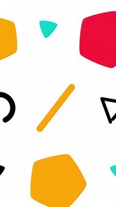 Download A colorful pattern with shapes and arrows for free