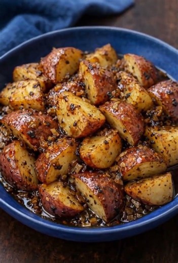 Slow Cooker Onion Butter Potatoes Recipe #recipe #easyrecipe #food