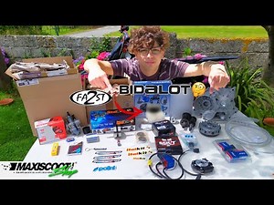 BIG MAXISCOOT UNBOXING ✅ OF MY NEW SETUP WORTH OVER €1500! 🤑💨 (Bidalot, Italkit, Fast KRM?)