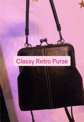 Be a classy lady with your own retro purse. This little retro purse is so cute and just a great deal right now! #purse #pocketbook #retrobag #classygirl #classy
