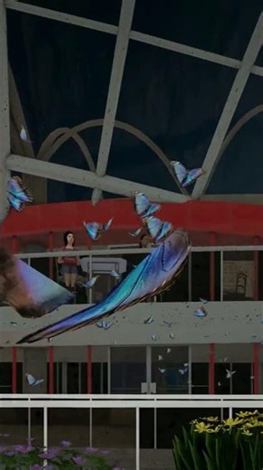 Konya Tropikal Kelebek Bahçesi #shorts #shortvideo #short #museum #lumion #tropical #butterfly #art