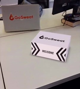 18K views · 21 reactions | Ever wondered how would your packaging look like before it arrives? Well then check out how GoSweat gave a little sneak peak of their welcome box created in our AR app! Learn more about its features and see your boxes come to life before placing an order: https://packhelp.com/mobile-app/ | Packhelp | Facebook