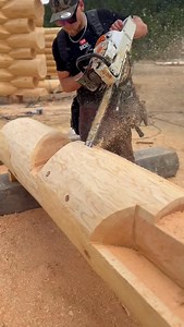 From our log home building site in BC to clients around the world Our builders craft each log home from Western Red Cedar & Douglas Fir, then load them onto trailers and containers for delivery the home owners building sites worldwide. Foundations and subfloors ready the log homes and cabins are reassembled right into place directly from the trailers and ready for lockup. A true handcrafted journey #milwaukeetools #diamondbacktoolbelts #LogHomes #WesternRedCedar #DouglasFir #HandcraftedHomes #Cu