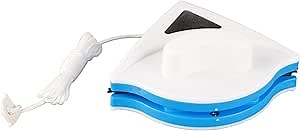 DoubleSided Magnetic Window Cleaner for Highrise Single Glazed Windows with Scrubber Brush for Inside and Outside Cleaning