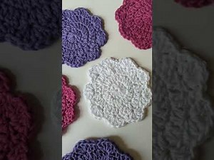 Crochet Coaster Tutorial - Quick and Beginner Friendly 🧶