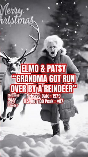 Elmo & Patsy “Grandma Got Run Over By A Reindeer” #christmasmusic #christmasmusicshorts #elmo