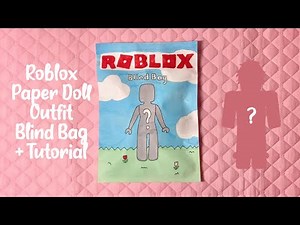 🩵paper diy🩵 ROBLOX outfit blind bag | tutorial | asmr | applefrog