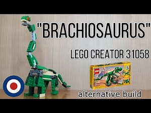 LEGO Creator 31058 Alternative build tutorial ​BRACHIOSAURUS、レゴクリエイター31058をブラキオサウルスに組み替え