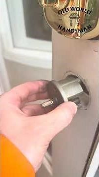 BROKEN door handle repair #oldworldhandyman #diy
