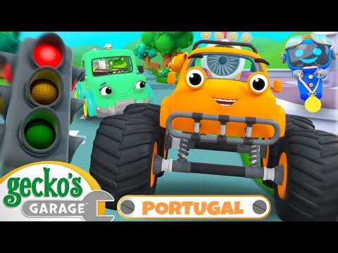 A Grande Corrida! 🏁 Garagem do Gecko Portugal 🐸 Desenhos Animados Infantis em Português