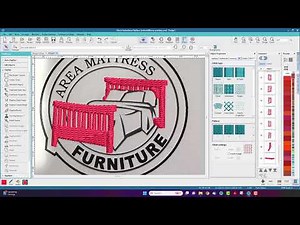Digitizing a logo from start to finish Hatch Embroidery by Wilcom
