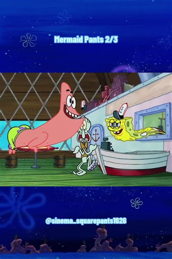 Mermaid Pants 2/3 #spongebobsquarepants #fyp #spongebob