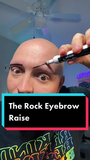 Can You Do the Rock Eyebrow Race?