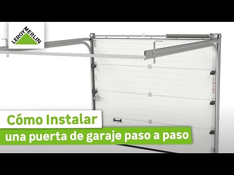 Instalar una puerta de garaje paso a paso | LEROY MERLIN