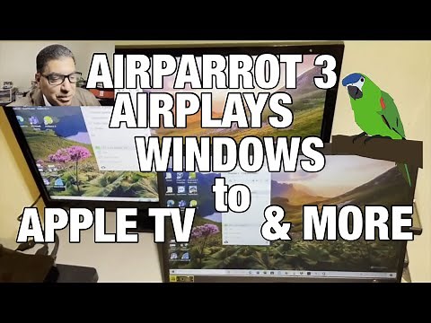 Using Airparrot 3 to Mirror Your Windows 10 Computer to Apple TV or Other Airplay Enabled Device