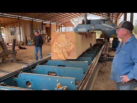 In depth look at the Baker sawmill operation PT1! #sawmilling #bladesharpening#Bakersawmill