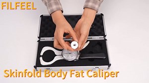 Amazon.com: Skinfold Body Fat Caliper Measuring Tool, Body Fat Caliper Tester for Monitoring Fitness - 60mm Measuring Range, Come with Aluminum Box : Health & Household