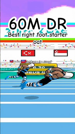 Speed Stars 60m Daily Record 6.30 #speedstars #gaming #athlete #trackandfield #speed #sprinter #run