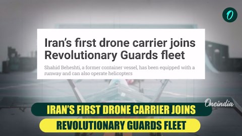 Iran’s New Deadly Weapon Revealed| First Footage Of Iran's Drone Carrier Warship IRIS Shahid Bagheri