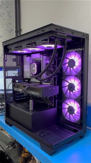 Intel Ultra 265K + RTX5070TI PC Build #gaming #pcgaming #shorts #rtx