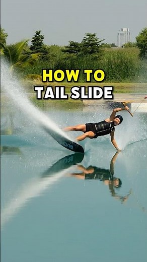 How to TAIL SLIDE / TAIL SPRAY 💫 Wakeboard Trick Tip #tutorial #wakeboarding