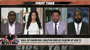 "He was as good as the NBA had ever seen at the big man position. He could literally do it all, and he's going to be greatly missed." Shannon Sharpe honors Bill Walton ❤️ | ESPN First Take