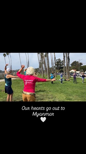 Dancing the traditional Bagan dance from Myanmar. Our hearts go out to the people of Myanmar and the devastation they have experienced after the earthquake there. 🤍 | World Dance for Humanity