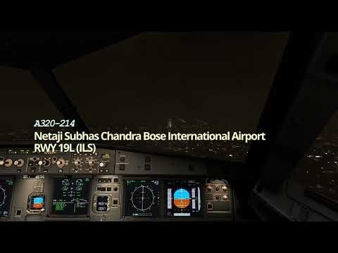 FIRM LANDING | A320-214 | KOLKATA RWY 19L (ILS) | FSREALISTIC PRO | MSFS 2020
