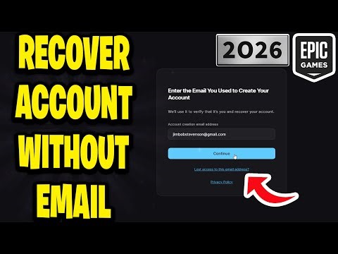 How to GET Your Epic Games Account Back WITHOUT Email Access - 2026