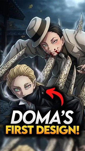Doma's Original Design Was Stronger then Muzan! Demon Slayer Explained #demonslayer #shorts