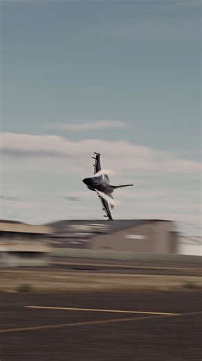 443K views · 12K reactions | Insane F-16 Pilot Almost Hits The Ground  | Full Burner Sims | Facebook